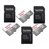 3 Cartão Memoria Micro Sd 64gb Sandisk Original Lacrado C/nf