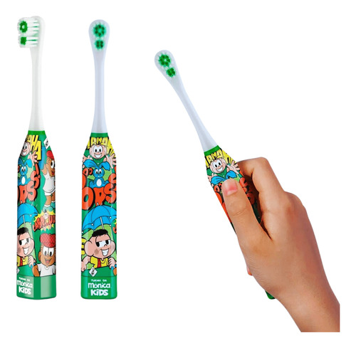 Escova Dental Infantil Elétrica Do Cebolinha Health Pro Kids