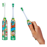 Escova Dental Infantil Elétrica Do Cebolinha Health Pro Kids
