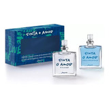 Estojo 2 Colonia Sinta O Amor Masculino Jequiti Transbordar E Pulsar 25ml Cada Unidade