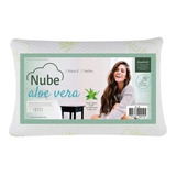 Almohada Nube Aloe Vera Vellón 50 X 70 Cm Funda Lavable