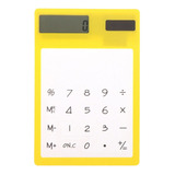 Mini Calculadora Solar Com Tela De Toque