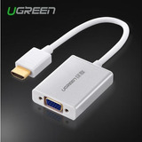 Ugreen Adaptador Hdmi X Vga 3.5mm Audio+micro Usb Aluminium