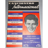 Raro Antiguo Cancionero Internacional Eddie Fisher 1956