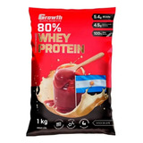 Whey Concentrado 80% Whey Protein - Growth Supplements Sabor Doce De Leite