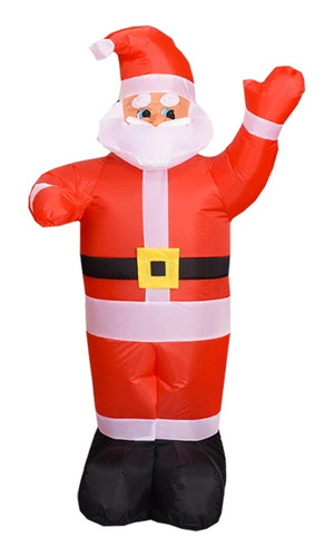 Inflable Decoracion Navidad Adorno Muñeco Santa Claus 180 Cm