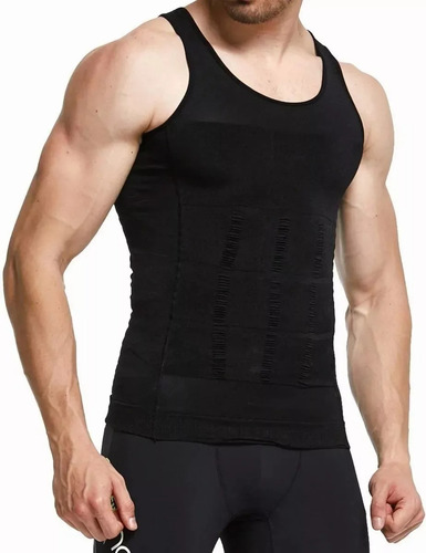 Pack 2 Polera Faja Reductora Moldeadora Hombre Musculosa