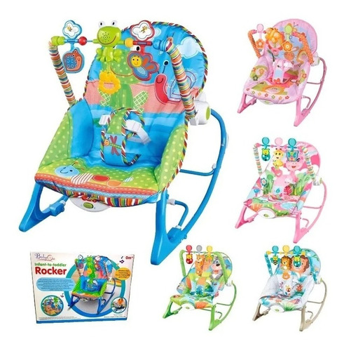 Silla Vibradora Y Mecedora Para Bebés Y Niños Musical