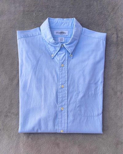 Camisa Brooks Brothers Azul Claro Lisa