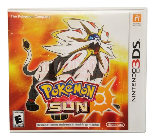Pokemon Sun Nintendo 2ds 3ds C