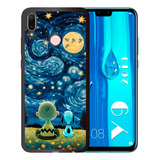 Funda Huawei Y9 2019 Tipo Snoopy Van Gogh Tpu/pm Uso Rudo