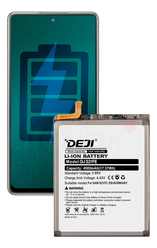 Bateria Para Samsung S21 Fe/s21 Fe 5g Deji Original 4500mah