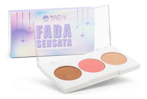 Paleta Trio Sombra Contorno Iluminador Fada Sensata Naemi