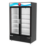 Refrigerador 2 Puertas Cristal Vinil Negro Asber Armd-37 Hc