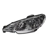 Optica Izquierda Peugeot 206 F2 04/12 (vidrio Liso)