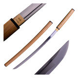 Katana Samurai Shirasaya Kensei Full Tang Afiado - Premium 
