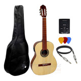 Violão Giannini Brasil Nw1 Elétrico + Kit Capa E Acessórios