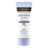 Ultra Sheer Neutrogena Protector Solar Fps 70 88ml Xchws C 