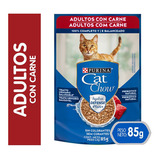 Alimento Gato Cat Chow Adultos Sabor Carne 85gr Np