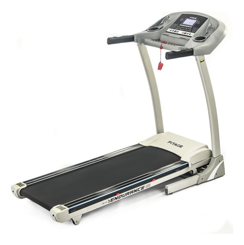 Cinta Caminadora Y Correr Electrica C/ Motor Fitage Ge 235 N Color Gris