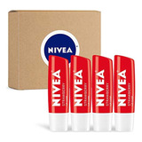 Bálsamo Labial Nivea Fresa - Labios Suaves Y Hermosos - 