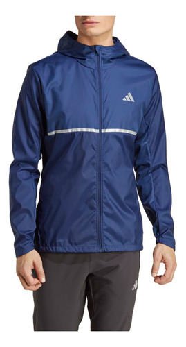 Campera Hombre adidas On The Run Azul Azul Jj deportes