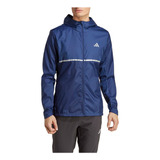 Campera Hombre adidas On The Run Azul Azul Jj deportes