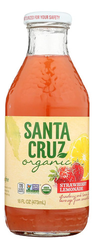 Santa Cruz Organic Limonada De Fresa Orgánica, 16 Fz