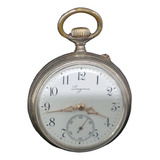 Reloj De Bolsillo Longines , Con Caja De Acero 