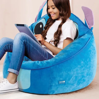 Sillon Puff Stitch Disney Para Niños 100% Azul | Envío gratis