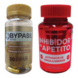 Kit 2 Frascos Bypass Bpri + Inhibidor Del Apetito Con 30 Cap Sabor Sin Sabor