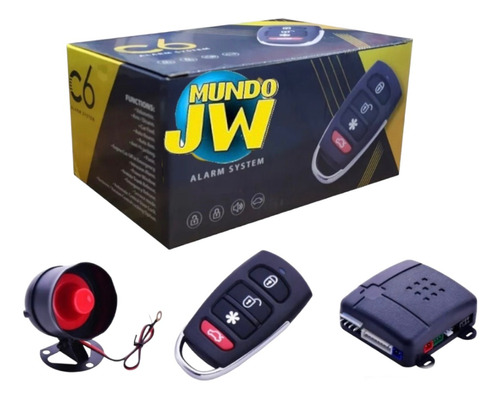 Kit Alarma Para Auto Control Volumetrico + Presencia Golpe