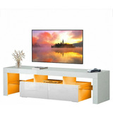 Mueble Mesa Para Tv Moderno Minimalista Con Luz Led 160cm