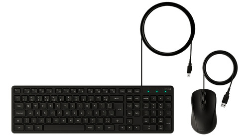 Kit 5 Combo Teclado E Mouse Com Fio Cci20 Preto Intelbras