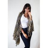 Chalina Rectangular Estampa Animal Print