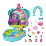 Polly Pocket Set De Juego Fiesta De Cumpleaños De Perrito