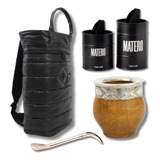 Kit Matero Mochila Pro + Mate Imperial + Latas + Bombilla