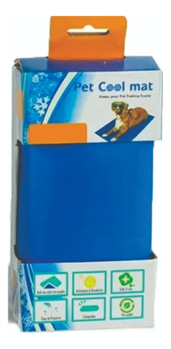 Tapete Gelado Refrescante Pet Cool Cachorro 40 X 50