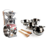 Set Cocina Batería De Ollas Metálicas Juguete 8 Pcs + Envio