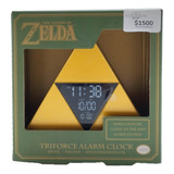 Reloj Despertado Con Forma De Trifuerza De Zelda