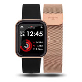 Smartwatch Technos Connect Max Digital Bluetooth Casual Rosê