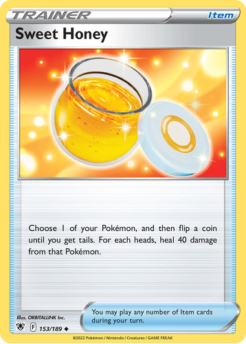 Sweet Honey 153/189 Pokemon Card Astral Radiance