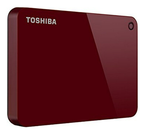 Disco Duro Externo Toshiba Canvio Advance 1tb, Usb 3.0, Rojo