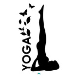 Vinil Decorativo Personalizado Yoga Vertical