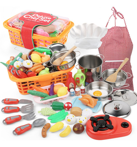 Mini Set De Juegos Para Cocinar Para Niños De 42 Piezas