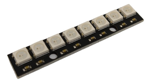 Módulo Tira De 8 Leds Rgb5050 Ws2812 Neopixel Pack X 10