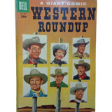 Hq Gibi Western Roundup Nº12 Oct-dez 1955 Dell Publishing Raro!