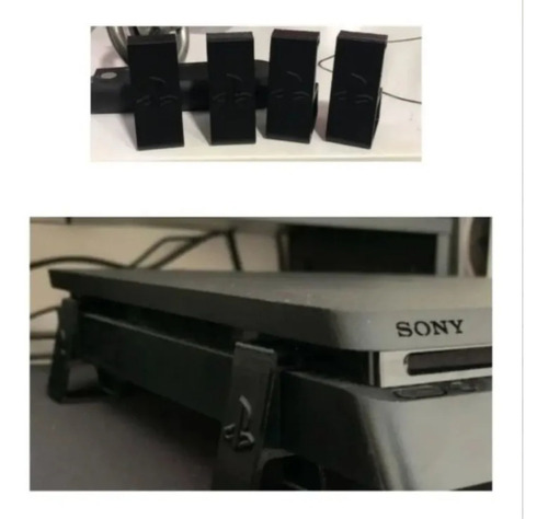 Suporte Ps4 Slim - Melhor Circulação De Ar - 4 Peças