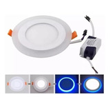 Foco Led Bicolor Embutido 12w + 4w - Plafón Panel Ay12wb