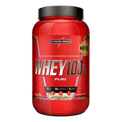 Whey 100% Pure Cookies 900g Pote - Aumento de Massa Magra com Proteína de Alta Qualidade | Frete grátis